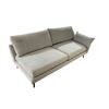 Image 1 : New - Modern Light Gray Fabric Sofa, H24" x W72" x D34" - without box