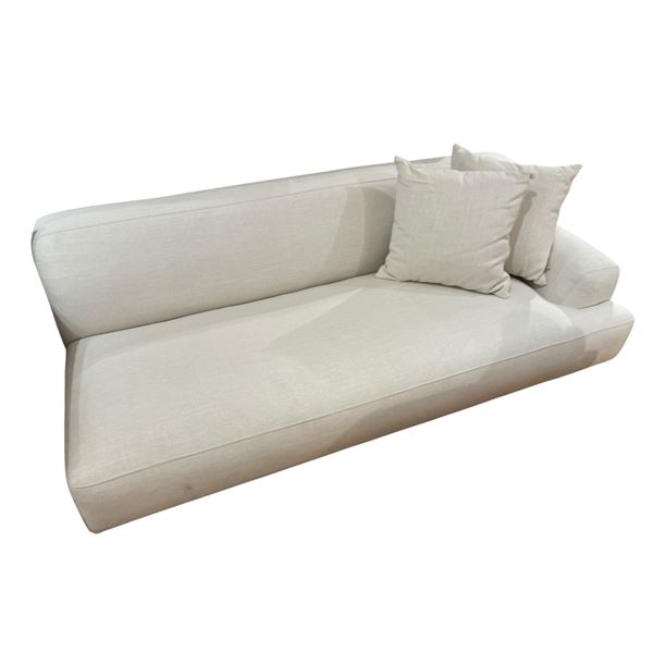 New - Article Beige Sofa, H20 x W72" x D36" - without box and legs, minor stains on the upholstery