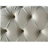 Image 4 : BNIB - Tufted Fabric Sofa - Cream - Retail Price: $2599, H26" x W88" x 33"