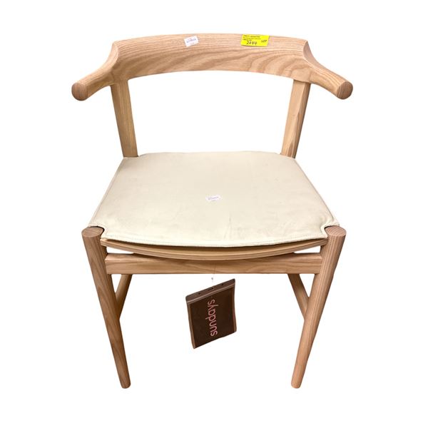 New - Sunday Tuck In Dining Chair - White Ash - RV: $580 CAD (CHA-EW-001-024) - without box