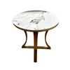 Image 1 : New - Anothey Marble Dining Table - RV: $1299, H30" x Dia. 27.5" - without box