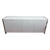 Image 1 : Modern White Sideboard Cabinet, H30.5 x W75" x D16.5"