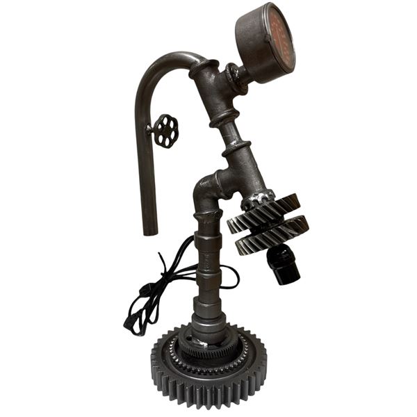 BNIB - Steampunk-Style Table Lamp, 25 x 19 x 52 cm (HD-9046C)