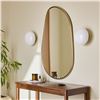 Image 2 : BNIB Article Calvet Wall Mirror Brass ART4851 RV: $399
