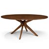 Image 1 : BNIB Article Conan Oval Dining Table For 6 Walnut RV: $899 (2 Boxes) ART0727