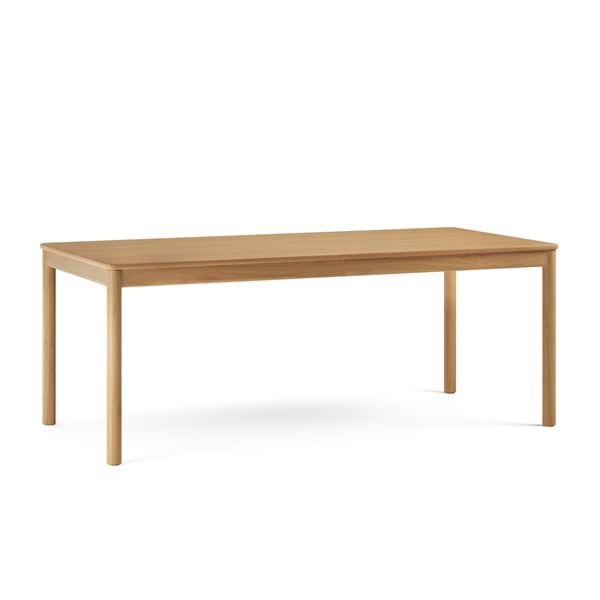 BNIB Article Heidi 78"-97.5" Extendable Dining Table White Oak RV: $1599 ART5628