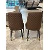Image 4 : Set of 6 Judy Diamond Stitch Dining Chairs (Matching with lot 908)