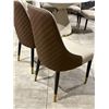 Image 5 : Set of 6 Judy Diamond Stitch Dining Chairs (Matching with lot 908)