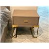 Image 2 : Set of 2 Faux Leather Upholstered Nightstands