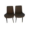 Image 1 : Set of 2 black dining chairs