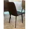 Image 3 : Set of 2 black dining chairs