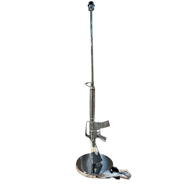 BNIB - 55in M4 style chrome floor lamp (Includes Shade - Refer to last image)