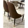 Image 3 : Set of 2 Judy Diamond Stitch Dining Chairs