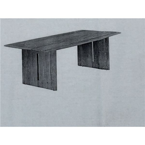 BNIB - Smithsonian Acacia Wood White Dining Table