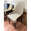 Image 4 : Set of 2 faux leather dining chairs