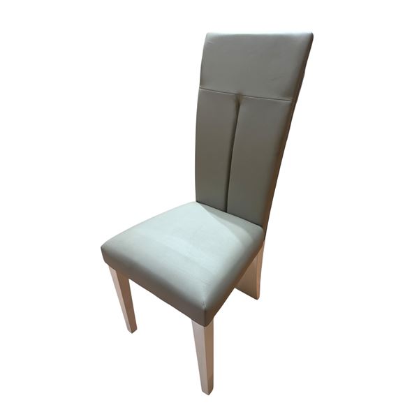 Set of 5 tall back contemporary dining chairs