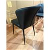Image 4 : Set of 2 Ariel black dining chairs