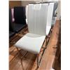Image 2 : Set of 2 contemporary high back dining chairs with vertical stitching