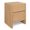 Image 1 : BNIB Article Lief 2-Drawer Nightstand White Oak RV: $399
