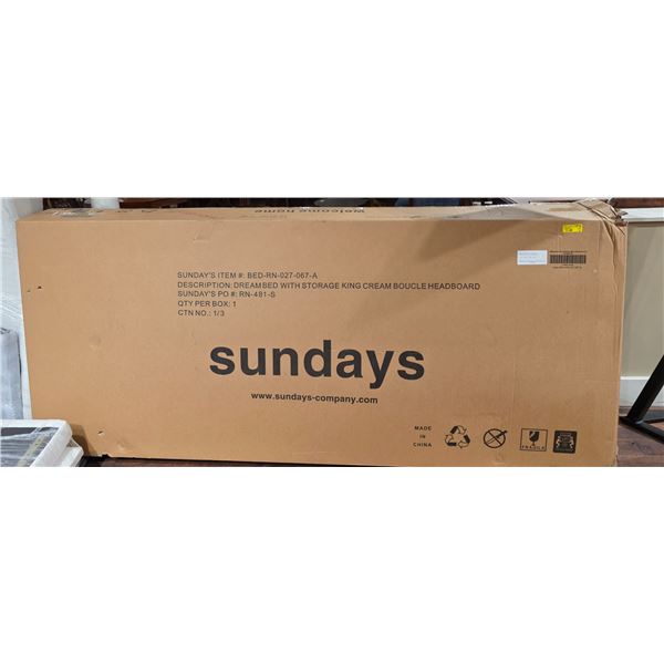 Group of Moe's and Sundays Quality Bed Components (Incomplete Set), without box - Includes: