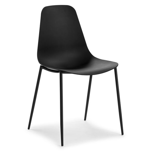 BNIB Article Svelti Dining Chair Pure Black (2) RV: $89/ea