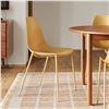 Image 2 : BNIB Article Svelti Dining Chair Caramel Yellow (2) RV: $89/ea