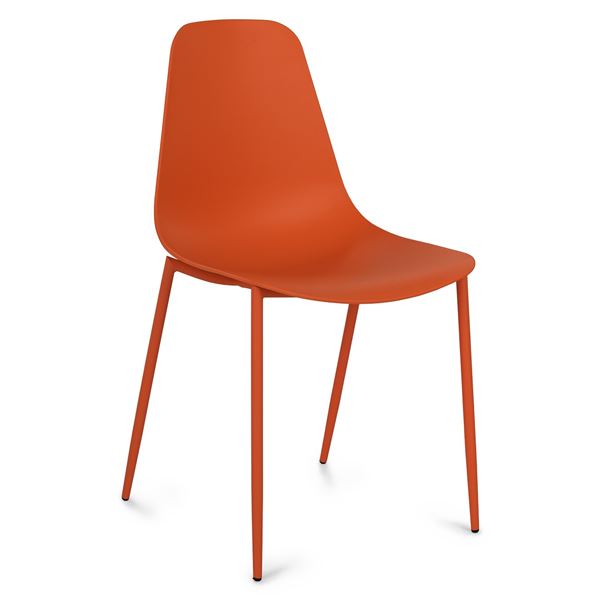 BNIB Article Svelti Dining Chair Begonia Orange (2) RV: $89/ea
