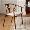 Image 2 : BNIB Article Forna Dining Chair Santolina Gray/Smoked Oak $349/ea