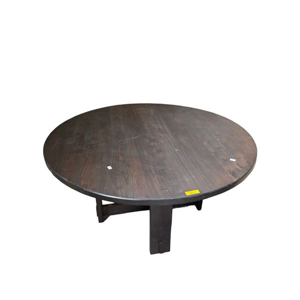 New - Glenn Dining Table Round - Dark Brown, RV: $2699 CAD (BB-1027-20-0)