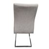 Image 3 : Set of 2 contemporary dining chairs grey