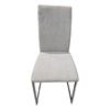 Image 1 : Set of 4 contemporary dining chairs grey