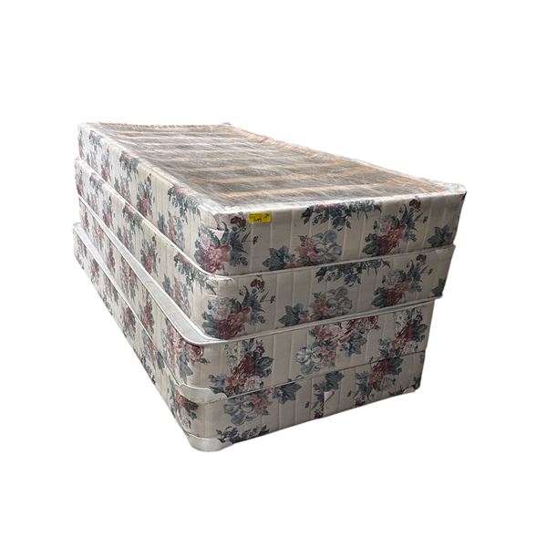 4-Pcs Box Springs, Approx. 37" x 78.5" Each