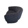 Image 2 : New - Modern Barrel Accent Chair - Blue, H27" x W27" x D27"
