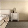 Image 2 : BNIB Moe's - CLEMENT NIGHTSTAND WHITEWASHED - RP: $1,649 - Dimensions: 28"W x 19"D x 30"H - Model: P