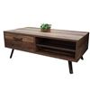 Image 1 : BNIB Edward Wood Coffee Table - Retails: $699 - Size: 47?(L)X24(D)X18(H)