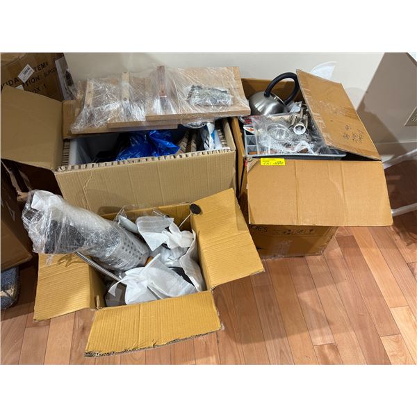 Group of Misc - Kitchen Supplies, Nuts & Bolts, Hangers, Etc.