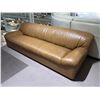 Image 2 : New Moe's Halston Sofa Tan Leather - Retails: $6149