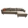 Image 1 : New - Moe's Right Hand Facinng Grey Sectional - 114" x 28" x 66"