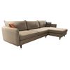 Image 2 : New - Moe's Right Hand Facinng Grey Sectional - 114" x 28" x 66"