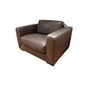 Image 1 : New - Amex Leather Rust Arm chair - RV: $1499 CAD