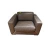 Image 2 : New - Amex Leather Rust Arm chair - RV: $1499 CAD