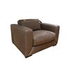 Image 3 : New - Amex Leather Rust Arm chair - RV: $1499 CAD
