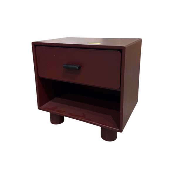 Wooden Side Table - Maroon - 22" x 16" x 23"
