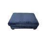 Image 2 : New - Plunge Ottoman - Navy Blue - 43" x 15" x 33"
