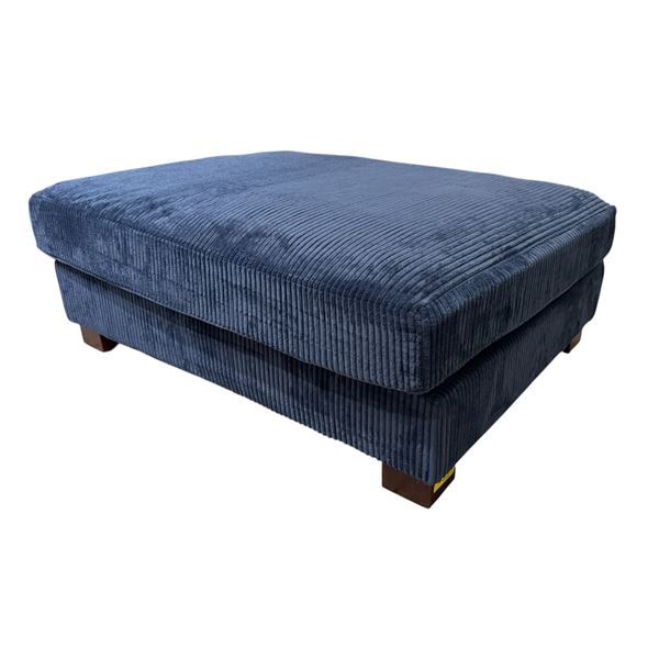 New - Plunge Ottoman - Navy Blue - 43" x 15" x 33"