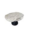 Image 3 : New - Round Extendable Marble dining Table - 53" x 30"