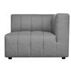 Image 1 : New- Moe's Lyric Right-Facing Grey Arm Chair Grey, RV: $969 CAD (MT-1023-15)