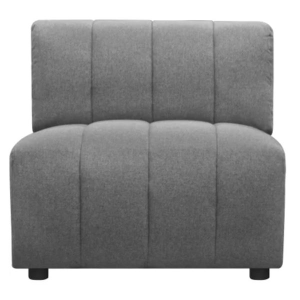 New- Moe's Lyric Slipper Chair Grey, RV: $729 CAD (MT-1024-15)