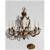 Image 1 : Bronze Nine-Arm Chandelier