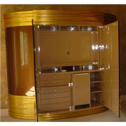 Extravagant Large Armoire with Refrigerator